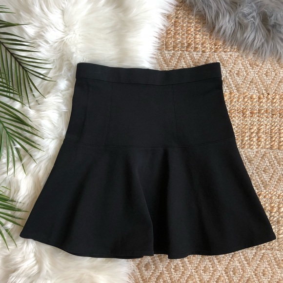 Madewell Dresses & Skirts - Madewell Black Drop Waist Skater Skirt